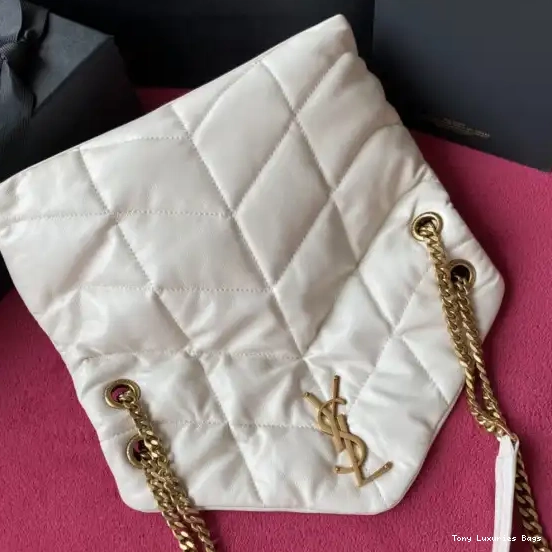 Tony Luxuries IN YSL LAMBSKIN PUFFER QUILTED SMALL BAG 0530